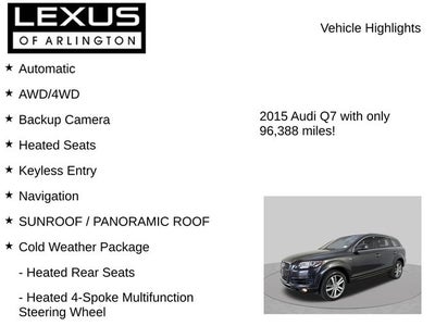 2015 Audi Q7 3.0T Premium Plus
