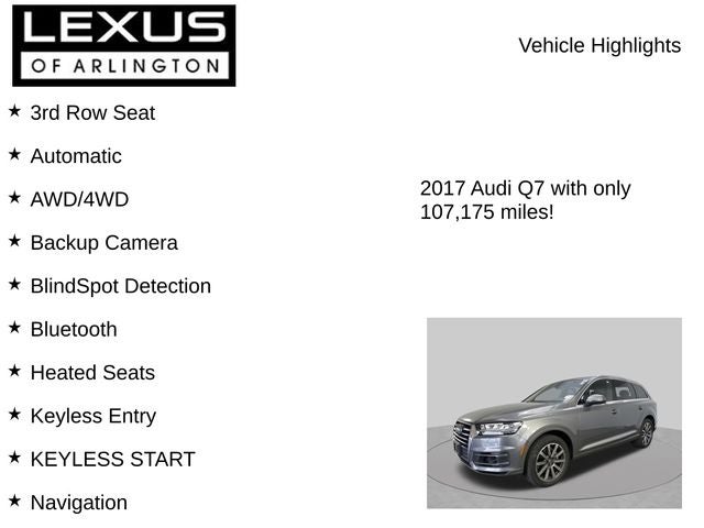 2017 Audi Q7 Prestige