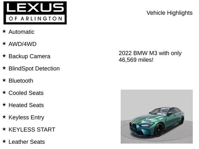 2022 BMW M3 Competition xDrive