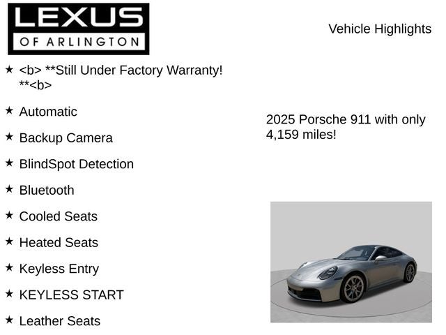 2025 Porsche 911 Carrera S