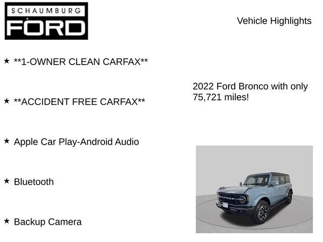 2022 Ford Bronco Outer Banks