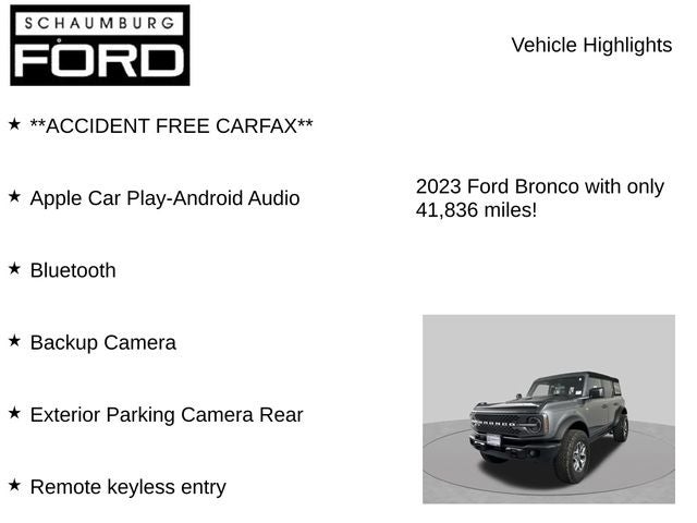 2023 Ford Bronco Badlands