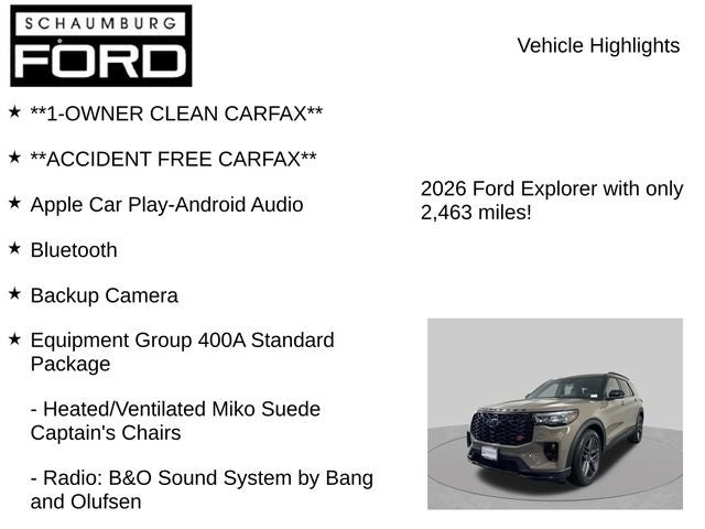 2026 Ford Explorer ST