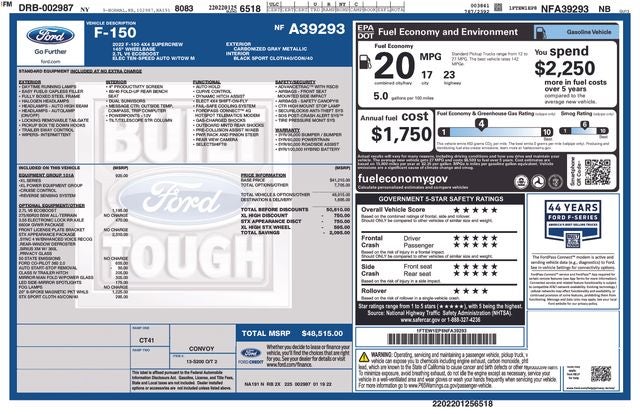 2022 Ford F-150 XL STX
