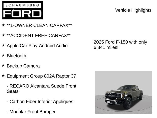 2025 Ford F-150 Raptor