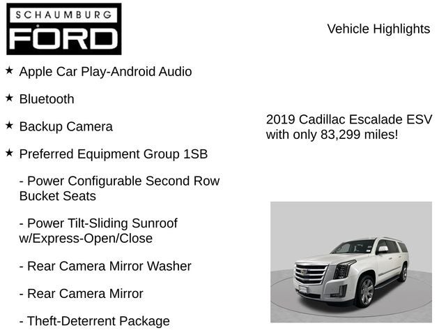 2019 Cadillac Escalade ESV Luxury