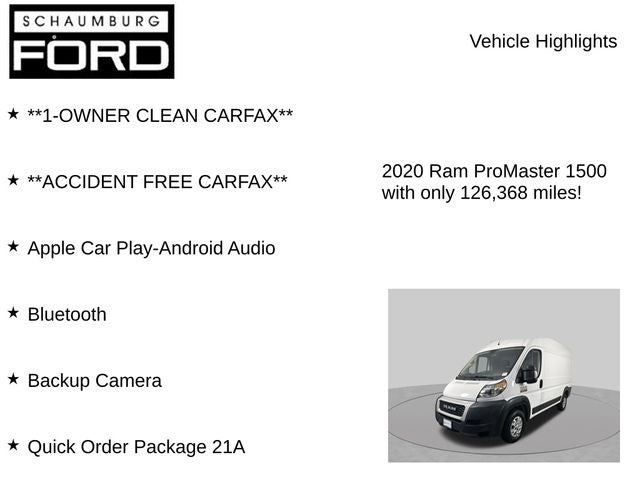 2020 RAM ProMaster 1500 Base