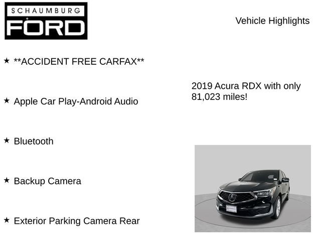 2019 Acura RDX Base SH-AWD