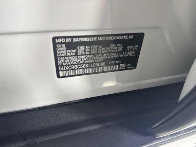 2019 BMW X5 xDrive40i