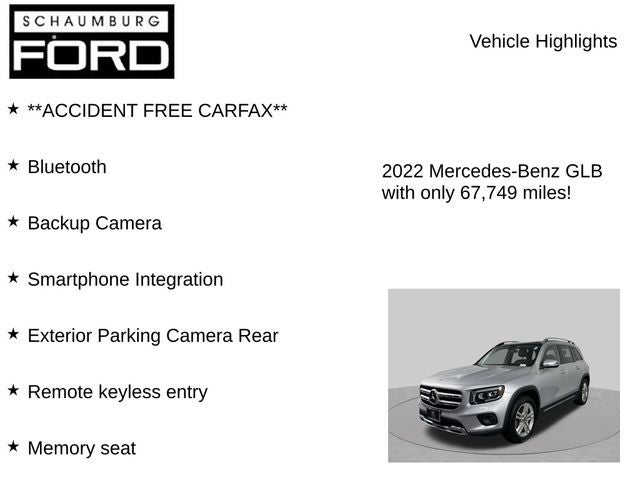 2022 Mercedes-Benz GLB GLB 250 4MATIC®
