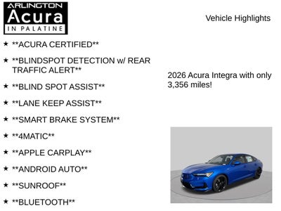 2026 Acura Integra FWD A-Spec