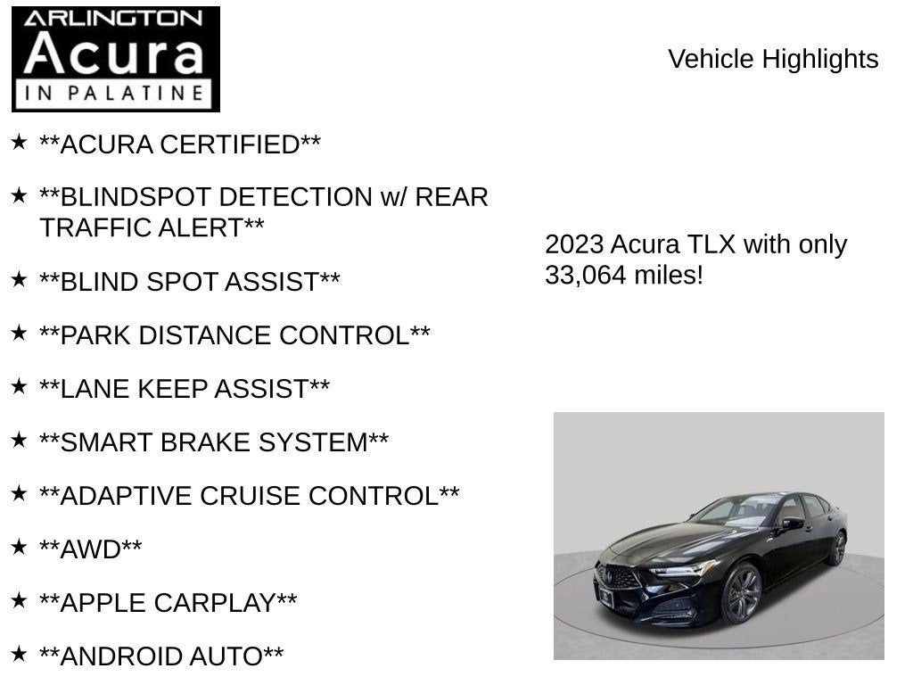 2023 Acura TLX SH-AWD A-SPEC