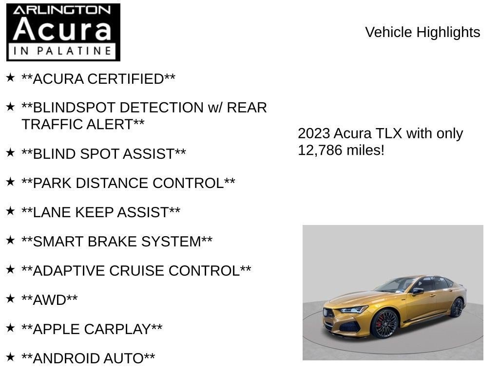 2023 Acura TLX TYPE S