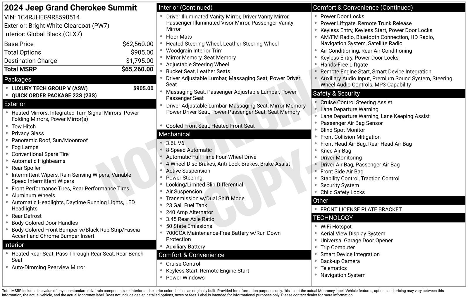 2024 Jeep Grand Cherokee Summit