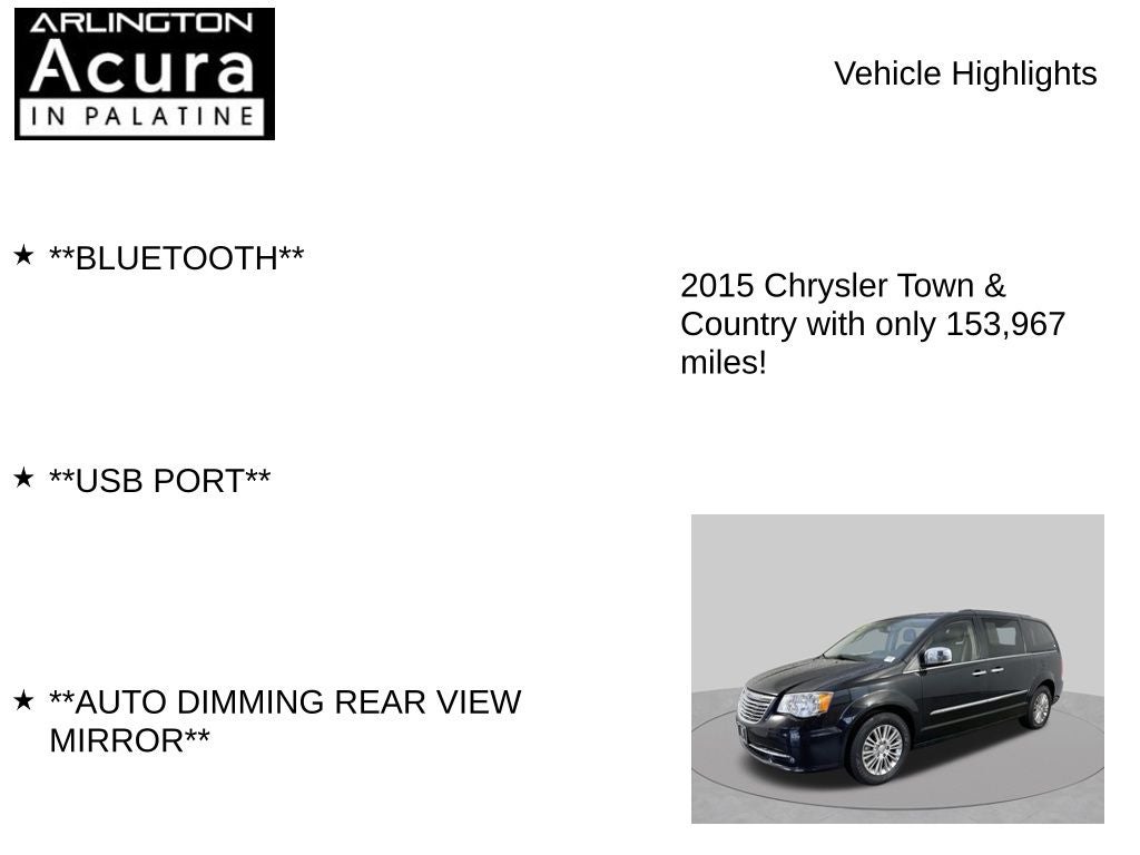 2015 Chrysler Town & Country Touring-L