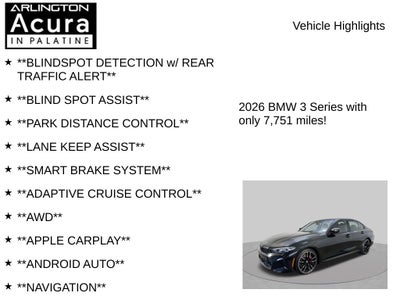 2026 BMW 3 Series M340i NA xDrive