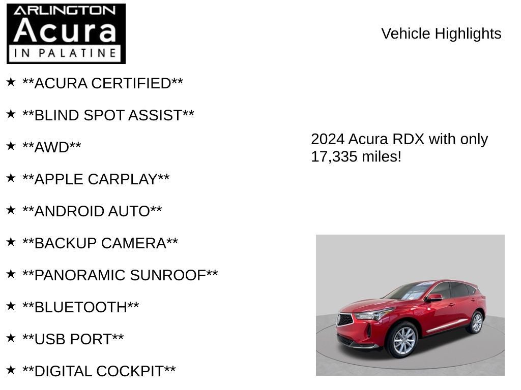 2024 Acura RDX SH-AWD