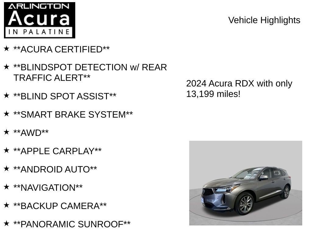 2024 Acura RDX SH-AWD TECH