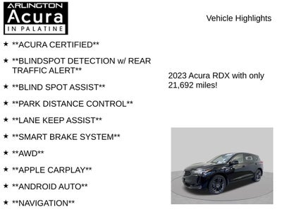 2023 Acura RDX w/A-Spec Package