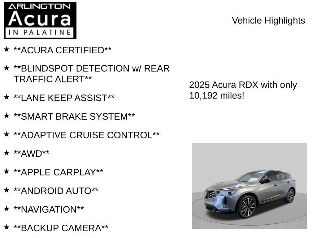 2025 Acura RDX SH-AWD A-SPEC ADV