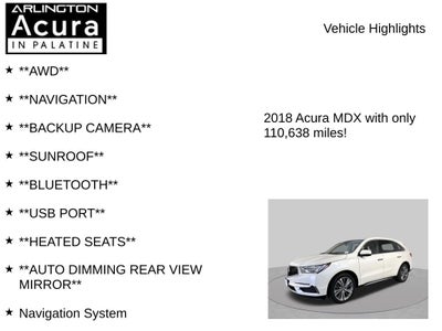 2018 Acura MDX SH-AWD with Technology Package