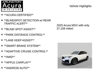 2025 Acura MDX SH-AWD A-SPEC