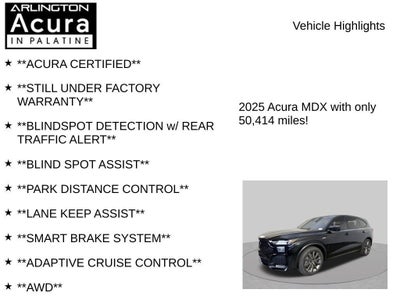 2025 Acura MDX SH-AWD A-SPEC