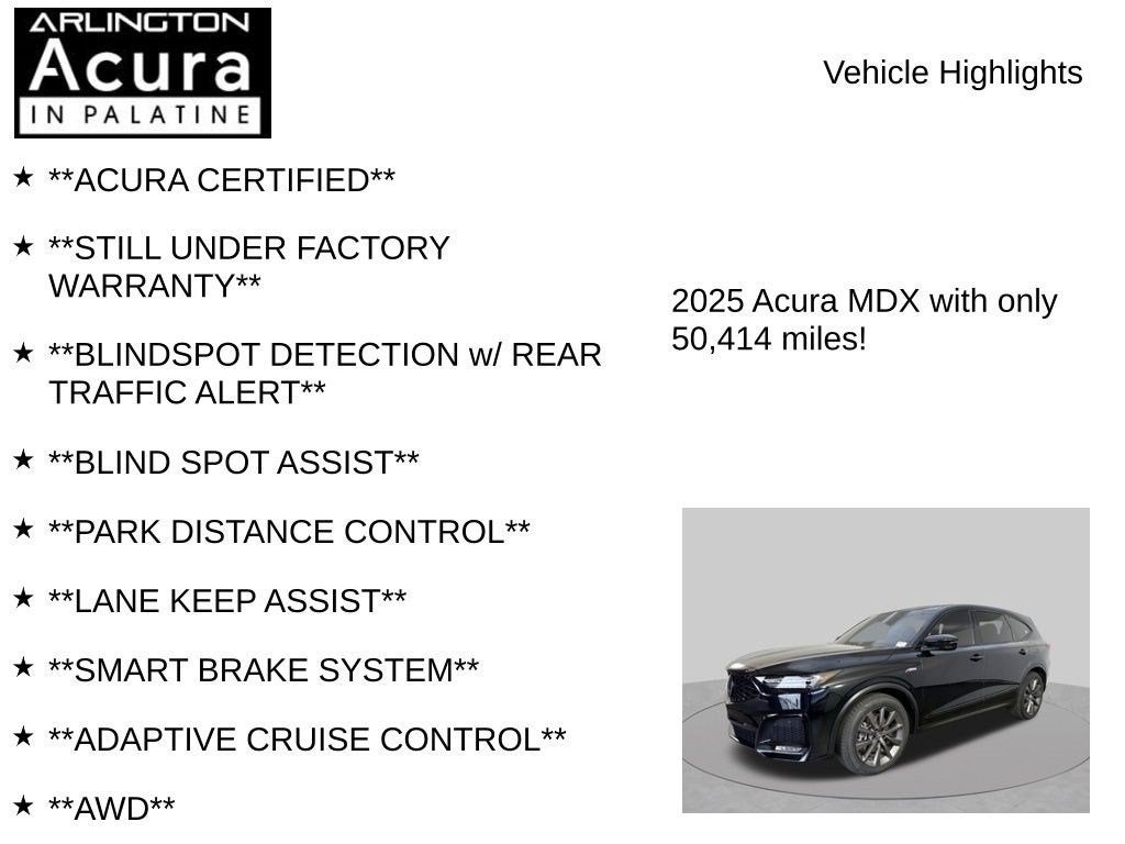 2025 Acura MDX SH-AWD A-SPEC