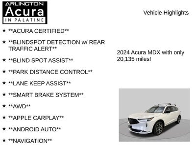 2024 Acura MDX SH-AWD TECH