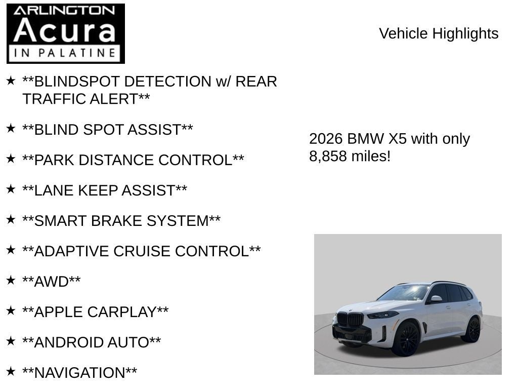 2026 BMW X5 xDrive40i