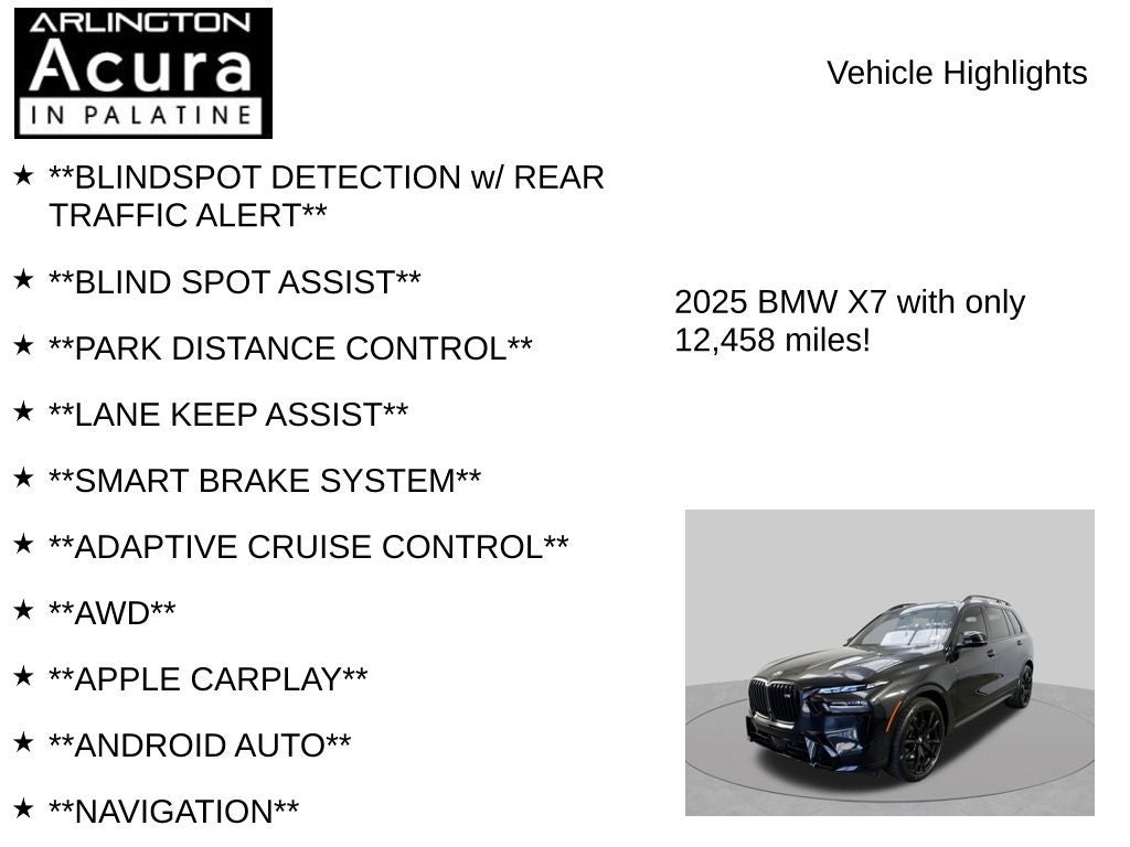 2025 BMW X7 M60i
