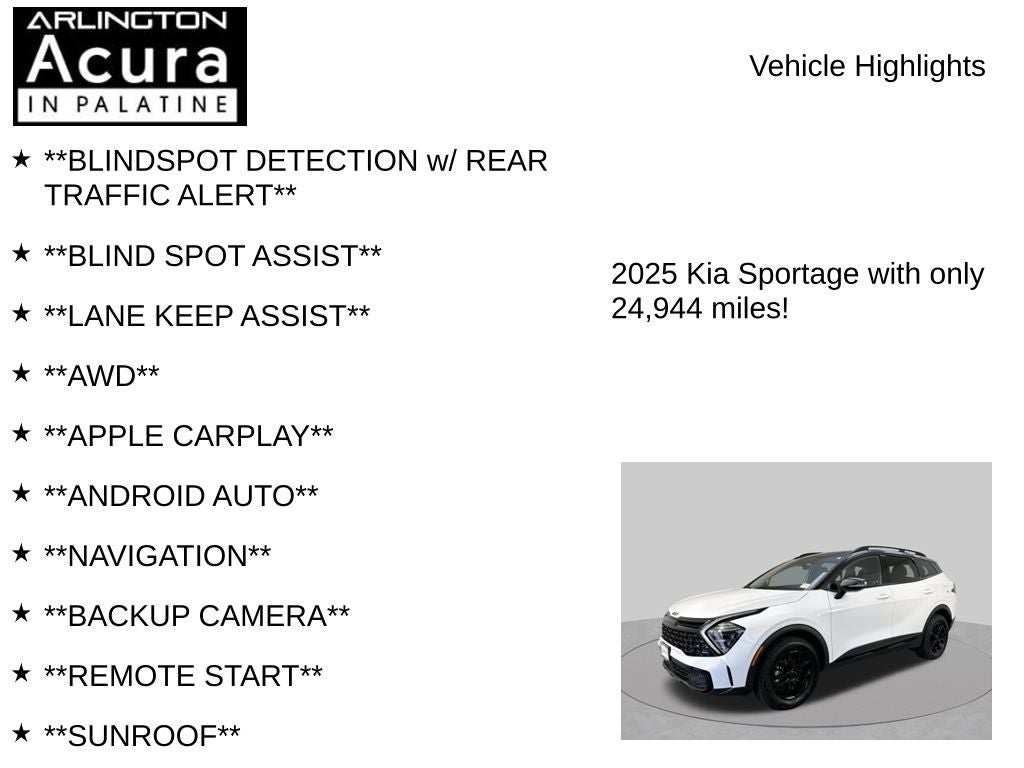 2025 Kia Sportage X-Pro