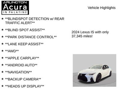 2024 Lexus IS IS 500 F SPORT Performance Premium