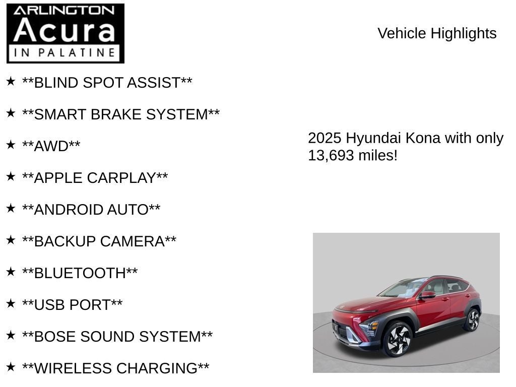 2025 Hyundai Kona Limited