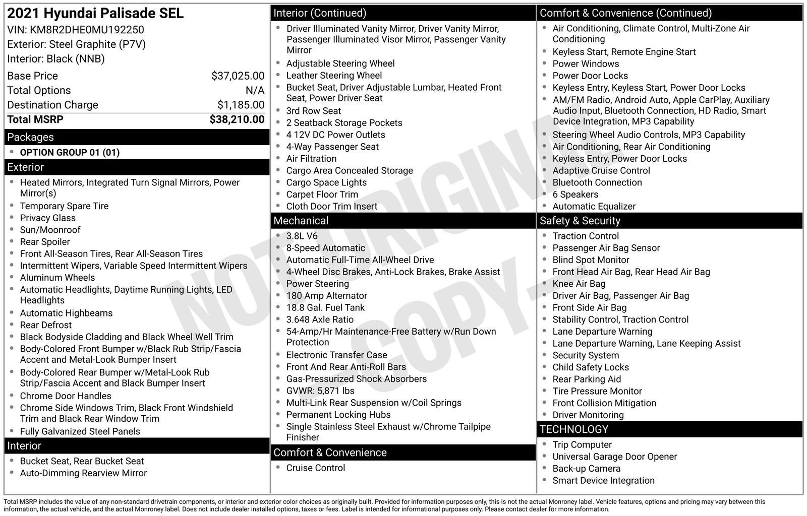 2021 Hyundai Palisade SEL