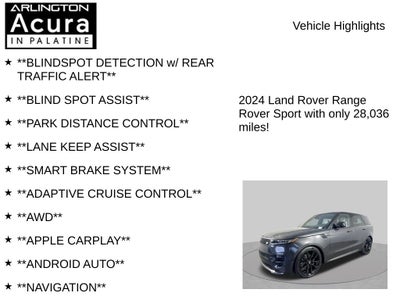 2024 Land Rover Range Rover Sport Dynamic SE