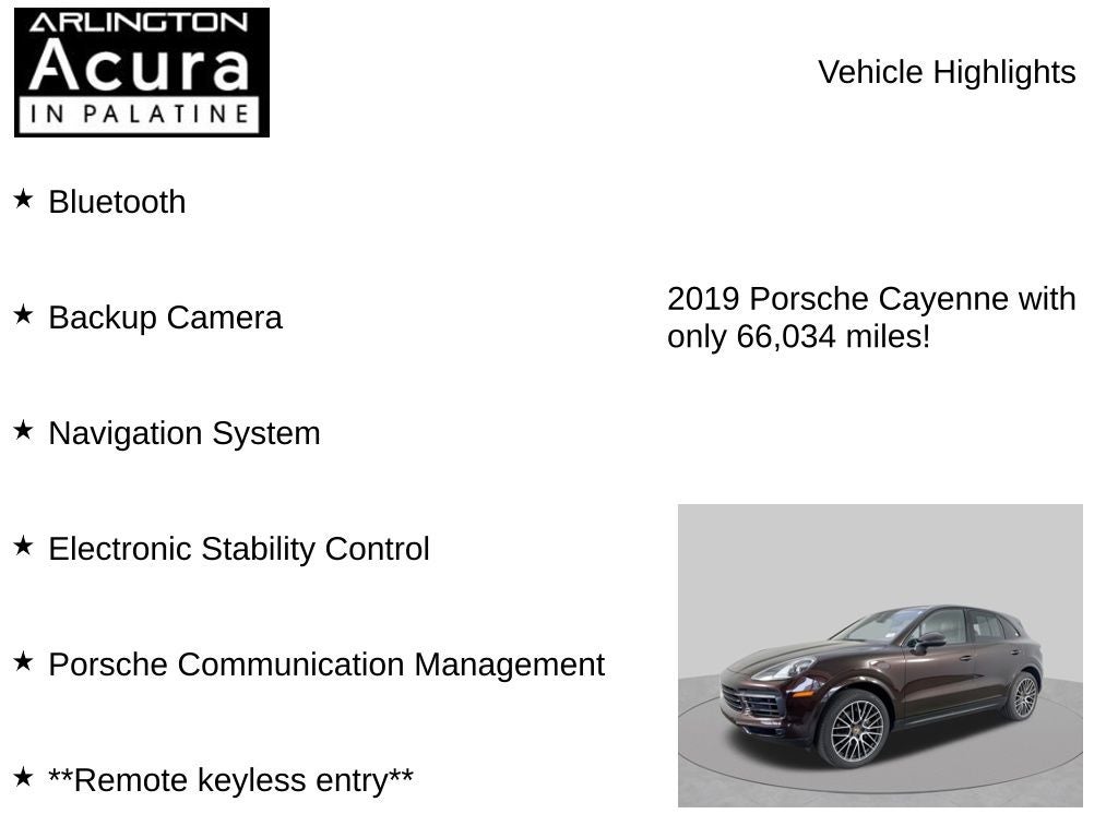 2019 Porsche Cayenne AWD