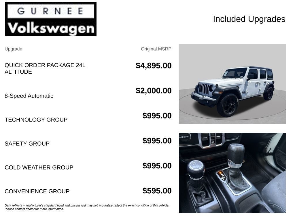 2019 Jeep Wrangler Unlimited Sport Altitude