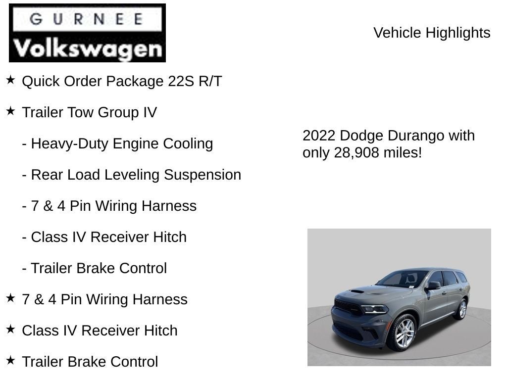 2022 Dodge Durango R/T