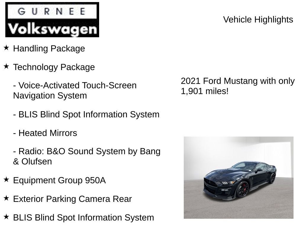 2021 Ford Mustang Shelby GT500