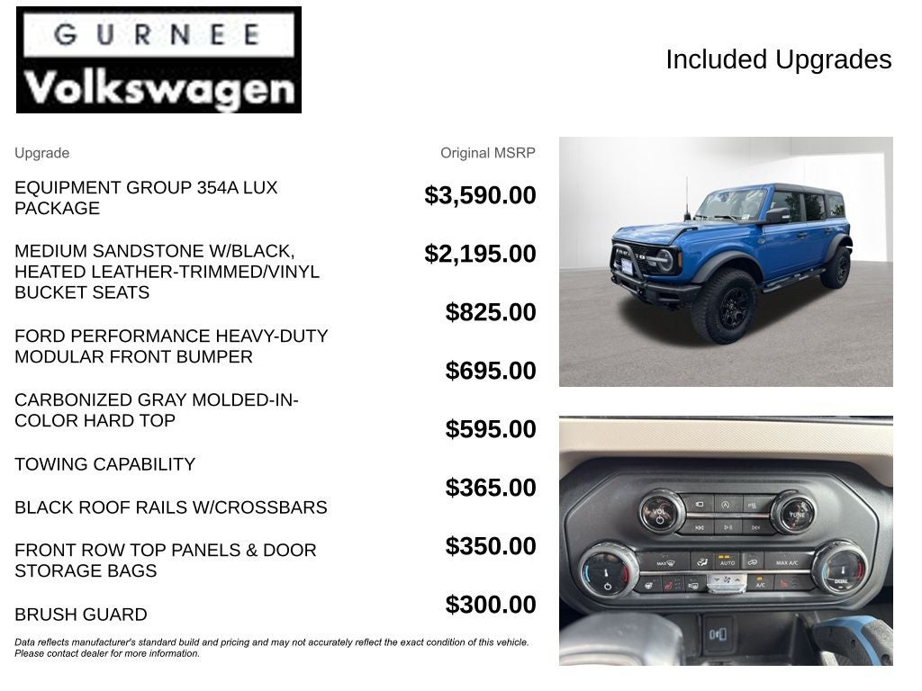 2022 Ford Bronco Wildtrak