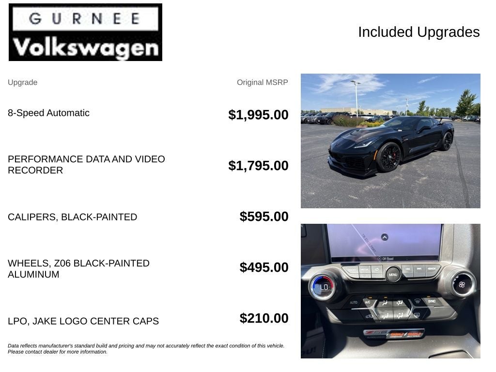 2019 Chevrolet Corvette Z06 1LZ