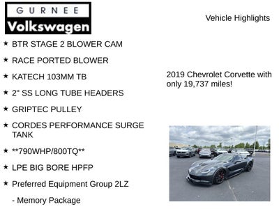 2019 Chevrolet Corvette Z06 2LZ