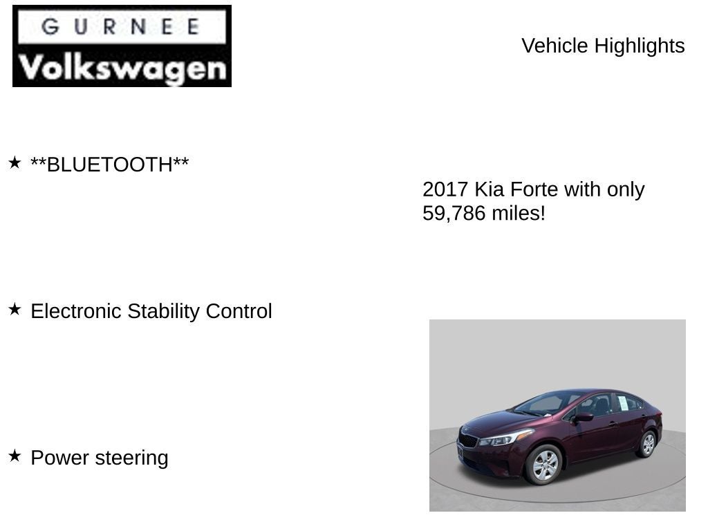 2017 Kia Forte LX