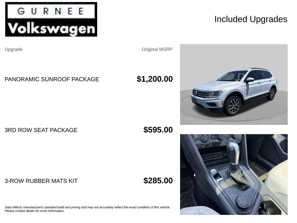 2019 Volkswagen Tiguan 2.0T SE 4Motion