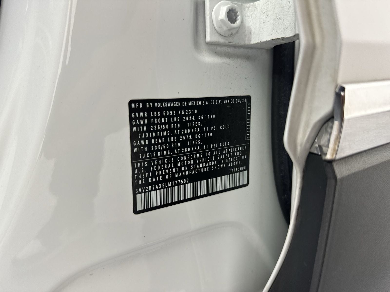 2020 Volkswagen Tiguan 2.0T SEL 4Motion