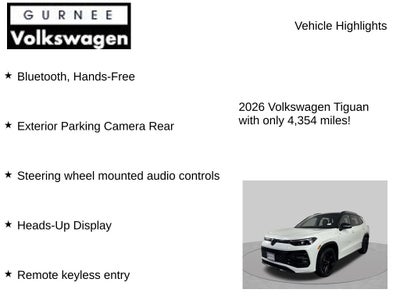2026 Volkswagen Tiguan 2.0T SE R-Line Black