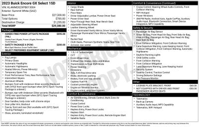 2023 Buick Encore GX Select