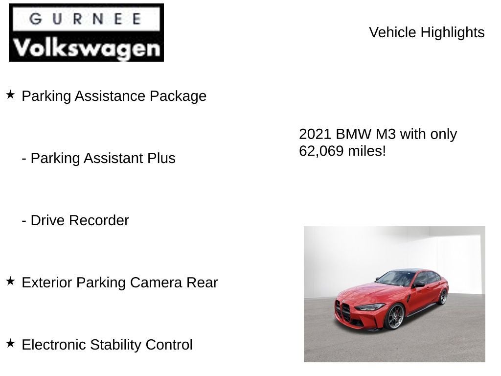 2021 BMW M3 Competition