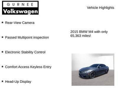 2015 BMW M4 Base